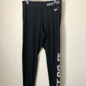 Nike Pro Dri Fit Thermal Leggings Black Medium